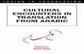 Cultural Encounters in Translation From Arabictranslationindustry.ir/Uploads/Pdf/Cultural Encounters in... · Cultural Encounters in Translation from Arabic ... and rhetorical voids