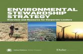 EnvironmEntal StEwardShip  · PDF file6 Environmental Stewardship Strategy It is with great excitement that we release this Environmental Stewardship Strategy for the 21st Century