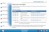 Paper jam messages - Lexmarkpublications.lexmark.com/publications/pdfs/lexmarkc720/eng/jams.pdf · Using color Paper handling Maintenance Troubleshooting Administration Printing Index