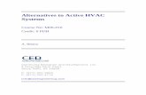 Alternatives to Active HVAC Systems - CED Engineering to Active... · ALTERNATIVES TO ACTIVE HVAC SYSTEMS The space conditioning may be provided by active cooling systems or passive