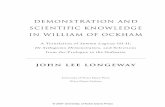 Demonstration and Scientiﬁc knowledge in william of …undpress/excerpts/P01112-ex.pdf · Demonstration and Scientiﬁc knowledge in william of ockham A Translation of Summa Logicae