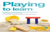 Playing to learn - February 2012 - The Education Union to learn - Feb 2012.pdf · Playing to learn A publication commissioned by ATL from Di Chilvers. ATL is the union for education