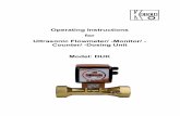 Operating Instructions for Ultrasonic Flowmeter/ …koboldusa.com/.../DUK-ultrasonic-flowmeter-operations-manual_0.pdf · This is based on the fact that ultrasonic waves in a medium