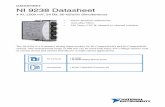 NI 9238 Datasheet - National Instruments: Test ... · PDF fileC SERIES LOW VOLTAGE ANALOG INPUT MODULE COMPARISON Product Name Signal Levels Channels Sample ... NI 9238 Datasheet ...