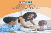 Independent School Teacher Satisfaction - nais.org · PDF file . ... satisfaction with these factors, ... Satisfaction with job benefits is consistently rated