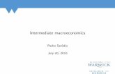Intermediate macroeconomics - · PDF fileTheory after history I Important breakthroughs in macroeconomics tend to follow signi cant economic events I Macroeconomic research will tend