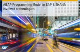 ABAP Programming Model in SAP S/4HANA Involved technologies · PDF fileABAP Programming Model in SAP S/4HANA Involved technologies Marcel Hermanns, Jens Weiler & Thomas Gauweiler,