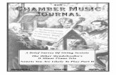 The Chamber Music Journalchambermusicjournal.org/pdf/Vol18-no4.pdf · The Chamber Music Journal is pub- ... Quintet for Guitar and String Quartet which I ... long fingers necessary