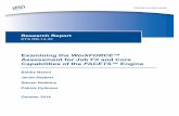 Examining the WorkFORCE™ Assessment for Job Fit and · PDF fileAssessment for Job Fit and Core Capabilities of the ... the usefulness of test scores (Hough ... measures and developed