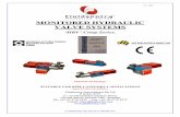 MONITORED HYDRAULIC VALVE SYSTEMS - · PDF fileMONITORED HYDRAULIC VALVE SYSTEMS ‘HBV’ Cetop Series. ... Silting occurs when hydraulic valves are left in the actuated position