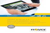 ISOVER TechCalc 2.0 Thermal Calculation Software  professional thermal insulation calculation sofware for technical applications TechCalc 2.0 – Mobile, fast and more advanced!