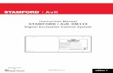 AvK · PDF fileThe STAMFORD | AvK Digital Excitation Control System (DM110) is an electronic, solid-state, microprocessor based control device