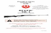 RUGER NO. 1 - · PDF fileRUGER® NO. 1 SINGLE SHOT RIFLES. 2! ... Children can operate firearms which may cause ... REACH OR EASY ACCESS OF A CHILD YOU MAY BE FINED OR IMPRISONED OR