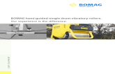 BOMAG hand guided single drum vibratory  . · PDF fileLIGHT EQUIPMENT BOMAG hand guided single drum vibratory rollers. Our experience is the difference