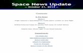 Space News Updatespaceodyssey.dmns.org/media/59848/snu_10312014.pdf · Space News Update — October 31, 2014 ... that were gravitationally ripped apart several billion years ago.