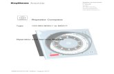 Repeater Compass 133-560 NG011- · PDF fileG M Gyro or magnetic compass ... heading is indicated by a 360° and a 10° card. ... The Repeater Compass receives the heading information