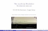 The JavaScript Revolution - Emory Universitycengiz/.../slides/19-javascript-jquery.pdf · CS 370, Günay (Emory) JavaScript Spring 2014 8 / 17. GitHub usage patterns Common GitHub