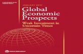 A World Bank Group Flagship Report JANUARY 2017 Global ... · PDF fileA World Bank Group Flagship Report Global Economic Prospects JANUARY 2017 Weak Investment in Uncertain Times