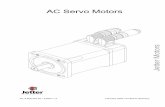 AC Servo Motors -   · PDF fileor SRM (Multiturn) **) *) ... For the operation of AC servo motors a moto r cable, a resolver or Hiperface cable, a ... o Brf ake [Nm] Page