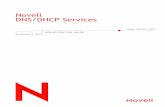 Novell DNS/DHCP Services · PDF fileNovell   Novell Confidential front.fm last saved 9/2/03 Manual 3/17/03 103 DNS/DHCP Services September 2, 2003 ADMINISTRATION GUIDE