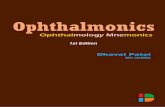 Ophthalmonics -   · PDF fileWaring’s Classification of Congenital corneal opacities ... Signs of Acute Dacryocystitis ... Depolarization of photoreceptor Displays NT
