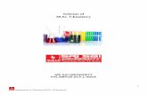 Scheme of M.Sc. Chemistry - Sri Sai  · PDF fileReaction Mechanism and Stereochemistry 60 ... Kinetics of complex reactions: Reversible / opposing reactions,