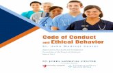 Code of Conduct and Ethical · PDF fileOur Code of Conduct and Ethical Behavior (“Code”) ... SJMC is committed to maintaining the highest professional and ethical standards in