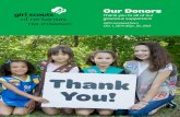 Thank you to all of our generous supporters! - GSKSMO · PDF fileThank you to all of our generous supporters! ... Sigrid and Joseph Pericich Lyla and Rory Perrodin ... Kay and John