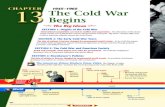 The Cold War Begins - Alvarado Historyalvaradohistory.weebly.com/uploads/6/0/9/9/60995863/chap13.pdf · SECTION 1: Origins of the Cold War ... SECTION 2: The Early Cold War Years