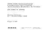 2008 10th International Conference on Control Automation ...toc.proceedings.com/04829webtoc.pdf · Conference on Control Automation Robotics & Vision (ICARCV 2008) ... Duong Minh