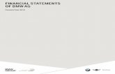 financial statements of bmw ag - BMW Group - English · PDF fileFINANCIAL STATEMENTS Publication The BMW AG Financial Statements and Management Report for the financial year 2016 will