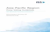Asia-Pacific Region - Institutional Shareholder Services · PDF fileAsia-Pacific Region Proxy Voting Guidelines 2017 Benchmark Policy Recommendations Effective for Meetings on or after