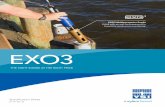 EXO3 - Xylem Analytics · PDF filePlug-and-play design with all existing EXO platform smart sensors, ... YSI.com/EXO3 EXO Sonde Selection Guide EXO1 EXO2 EXO2s EXO3 Available Sensor