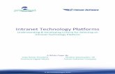 Intranet Technology Platforms - Prescient · PDF fileIntranet technology solutions ... Evaluating and selecting an intranet technology platform is not easy, ... Intranet technology