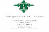 rsgbr.orgrsgbr.org/.../2017-2018-Parent.Student.Handbook.docx  · Web viewRedemptorist St. Gerard . Parent/Student . Handbook. 2017-2018. 3655 St. Gerard Ave. Baton Rouge, La. 70805.