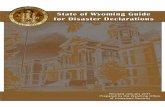 Checklists for Declaring Disasters - Wyoming Office of ... Checklists for... · PDF fileFEMA Prepositioned Equipment Program ... Farm Service Agency, ... Checklists for Declaring