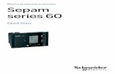 Electrical network protection Sepam series 60 SN/SEPAM 60 Quick Start... · 4 03/2011 S1A78977-00 ENGLISH Identification Each Sepam is delivered in a separate package containing: