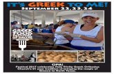 Greek Food Festival · PDF fileGreek Beer & Wine Cafe Live Music & Dancing ... Greek Grocery Market Hellenic Cultural Center Activities Just for Kids Church Tours Win a Lifetime Festival