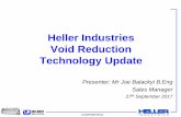 Heller Industries Void Reduction Technology Update - … 2017 - Void-free lemljenje... · CONFIDENTIAL Heller Industries Void Reduction Technology Update . Presenter: Mr Joe Balackyi
