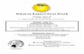 What to Expect Next Week - TSGWtsgw.org/images/uploads/newsletter/0608_35.pdf · What to Expect Next Week Sunday, June 10 5th/6th Shiurim. ... Rochel Leah Tova Goldstein Avi Verschleisser