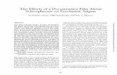 The Effects of a Documentary Film About Schizophrenia · PDF fileThe Effects of a Documentary Film About Schizophrenia on Psychiatric Stigma ... we conducted an initial evaluation