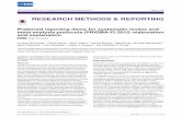 Preferred reporting items for systematic review and meta ... · PDF fileBox1:PRISMA-Pterminology Systematicreview—Asystematicreviewattemptstocollateallrelevantevidencethatfitspre-specifiedeligibilitycriteriatoanswera