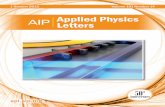 Applied Physics Letters - ESM Intranet Siteresearch:juh17:publication:... · 50th Anniversary 1 October 2012 Volume 101 Number 14 apl.aip.org Applied Physics Letters