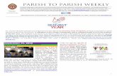 PARISH TO PARISH WEEKLY - Constant Contactfiles.constantcontact.com/29e62c21301/232b59bf-4470-4cc0-b95e-00b... · PARISH TO PARISH WEEKLY ... It will take only 3 minutes we promise!