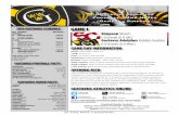 2013 Gustavus Adolphus Football Game Notes - Athletics · PDF file2013 Gustavus Adolphus Football Game Notes Game 1 ... off its 97th season on Saturday at Lloyd ... The Gusties will