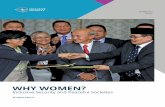 WHY WOMEN? - Inclusive Security · PDF fileWHY WOMEN? Inclusive Security ... of calls for women’s participation in decision making surrounding peace and security over the last two
