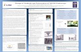 Design of Methods and Fabrication of MEMS Endoscope · PDF fileDesign of Methods and Fabrication of MEMS Endoscope ... Micro-Electro-Mechanical Systems ... mirror from the substrate
