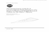 Analysis of Structures of a Hyper-X Hypersonic Flight Research · PDF file7121 Standard Drive Hanover, ... wing structures of a Hyper-X hypersonic flight research vehicle ... the vehicle