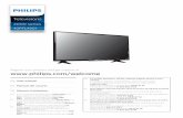 4000 series - Philips · PDF file4000 series. Contents 1 Notice ..... 5 2 Important ..... 7 Positioning the TV 7 Regulatory Notices 7 Environmental Care 7 Preparing to Move/Ship the