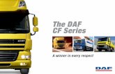 DAF Brochure CF - Home | · PDF fileDAF CF SERIES 4 The interior of the CF features new colours and trim, a clearer instrument panel and dashboard, and a steering wheel with optional
